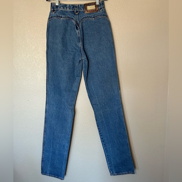 Vintage Lawman Western Jeans Women's High Waist Slim Fit Denim Rodeo Cowboy Y2K - Picture 6 of 11
